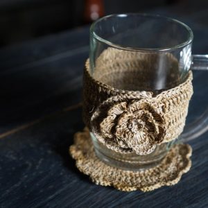 1 set glass accesories+coaster